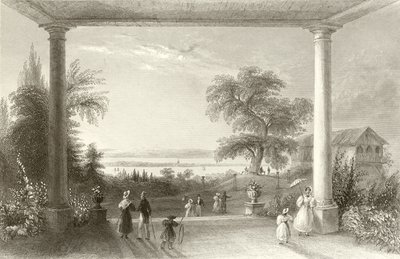 Ville et lac de Constance, depuis le château de Wolfsberg - William Henry Bartlett