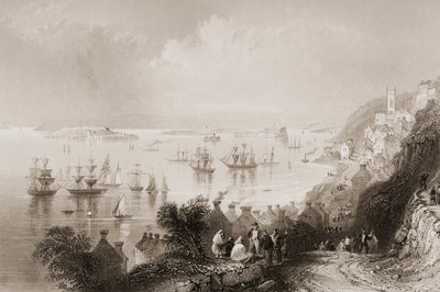 Port de Cobh, Cork, Irlande, de 
