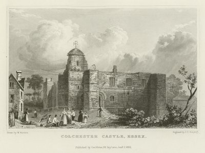 Château de Colchester, Essex - William Henry Bartlett