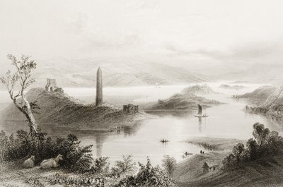 Île Devenish, comté de Fermanagh, Irlande, de 