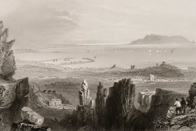 Baie de Dublin depuis les carrières de Kingstown, de 