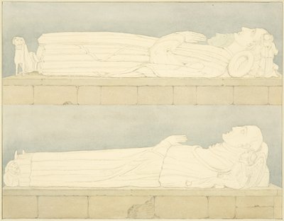 Effigies des Canynges à St Mary Redcliffe - William Henry Bartlett