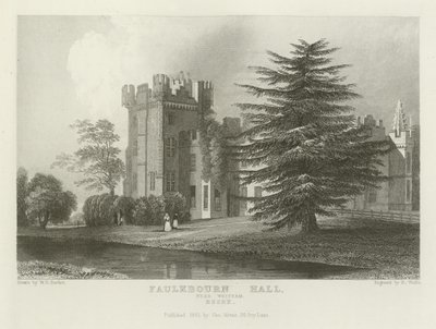 Faulkbourn Hall, près de Whitham, Essex - William Henry Bartlett