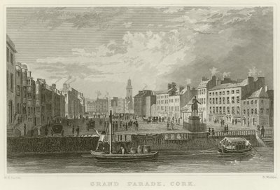 Grande Parade à Cork - William Henry Bartlett