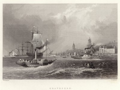 Gravesend - William Henry Bartlett