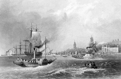 Gravesend, gravé par H. Adlard, publié dans 
