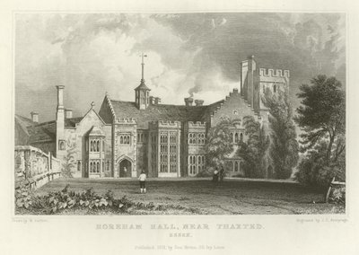 Horeham Hall, près de Thaxted, Essex - William Henry Bartlett