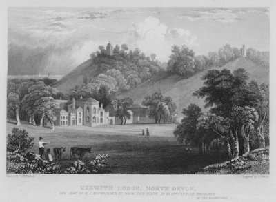 Kenwith Lodge, North Devon - William Henry Bartlett