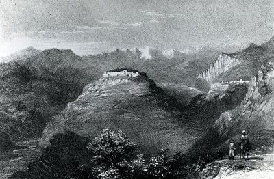 Résidence de Lady Hester Stanhope à Joon, sur le Mont Liban, 1845 - William Henry Bartlett