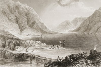 Leenane, Connemara, Comté de Galway, Irlande, de 