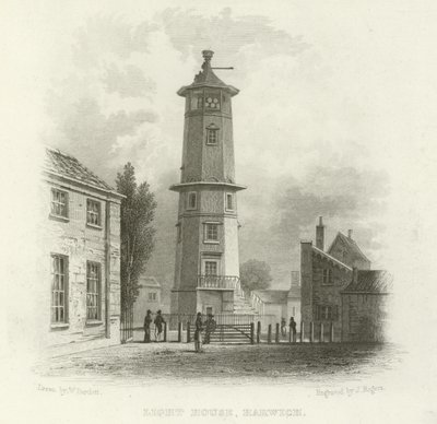 Phare, Harwich - William Henry Bartlett