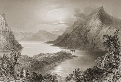Lough Inagh, Connemara, Comté de Galway, de 