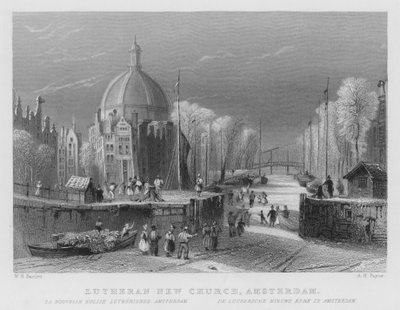 Nouvelle Église Luthérienne, Amsterdam - William Henry Bartlett