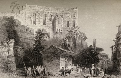 Palais de Bélisaire, Turquie, Istanbul - William Henry Bartlett