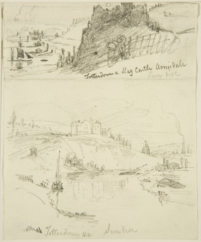 Croquis au crayon de Totterdown et Arno