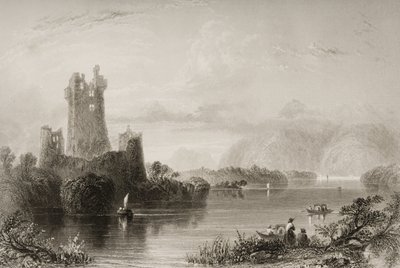 Château de Ross, Killarney, comté de Kerry, tiré de 