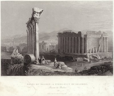 Ruines de Balbec - William Henry Bartlett