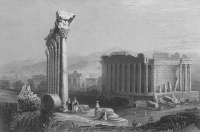 Ruines de Balbec, un Magasin, Ville de Salomon - William Henry Bartlett