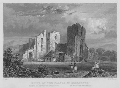 Ruines du Château de Brederode - William Henry Bartlett