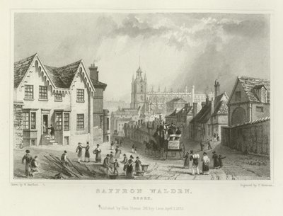 Saffron Walden, Essex - William Henry Bartlett