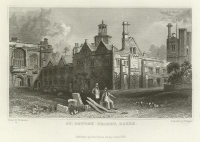 Prieuré de St Osyth, Essex - William Henry Bartlett