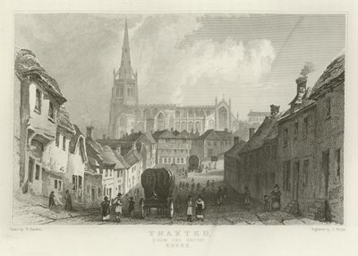 Thaxted, du sud, Essex - William Henry Bartlett