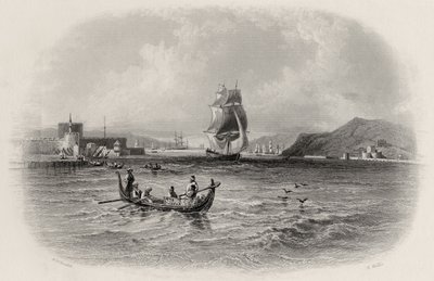 Les Dardanelles, Turquie, gravé par R. Willis - William Henry Bartlett