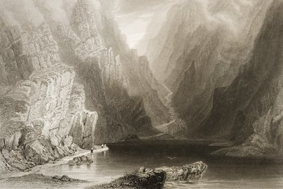 Le Gap de Dunloe, comté de Killarney, Irlande, de 