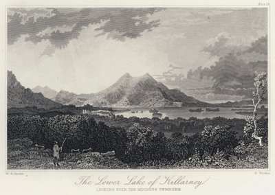Le lac inférieur de Killarney, vue sur le domaine de Mucruss - William Henry Bartlett
