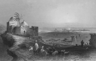 Tyr, depuis le continent - William Henry Bartlett