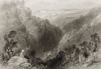 Vue de Powerscourt depuis le Dargle, comté de Wicklow, de 
