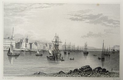 Waterford, Irlande, gravé par W. Taylor - William Henry Bartlett