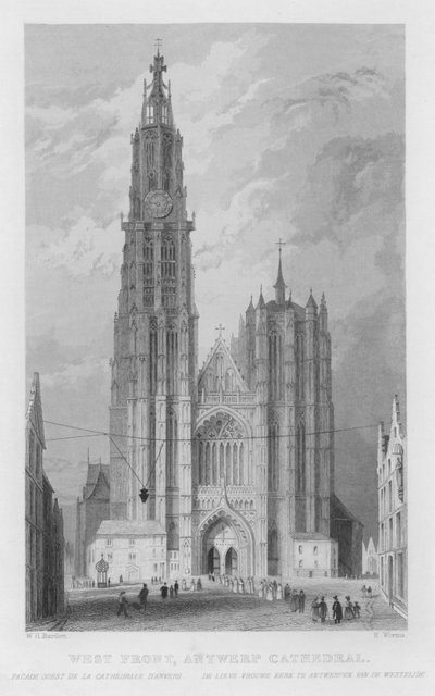 Façade ouest de la cathédrale d