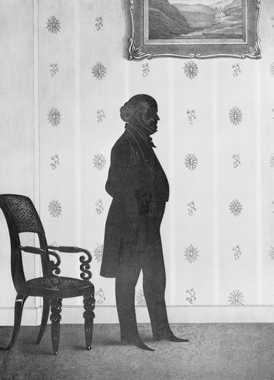 Portrait en silhouette de Martin Van Buren, 1844 - William Henry Brown