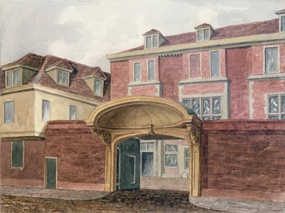 Entrée de la vieille maison de Winchester, 1839 - William Henry Browne