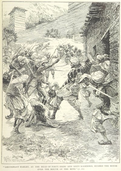 Attaque de la mine de Chitral - William Henry Charles Groome