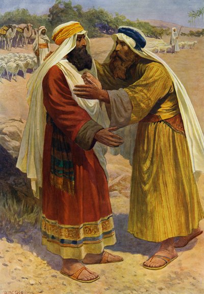 Rencontre de Jacob et Ésaü - William Henry Charles Groome
