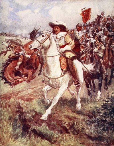 "Nos cuirassiers ont éclaté sur les rangs des maudits et à un choc les ont dispersés", de Ballads of Famous Fights, Première Édition - William Henry Charles Groome