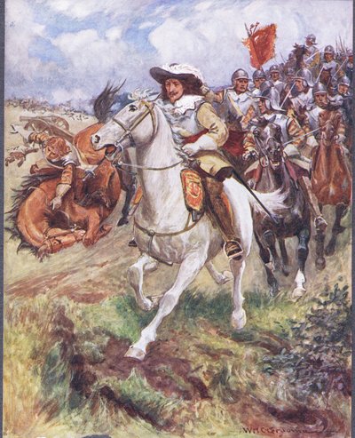 Nos cuirassiers ont percé les rangs des maudits, illustration de 