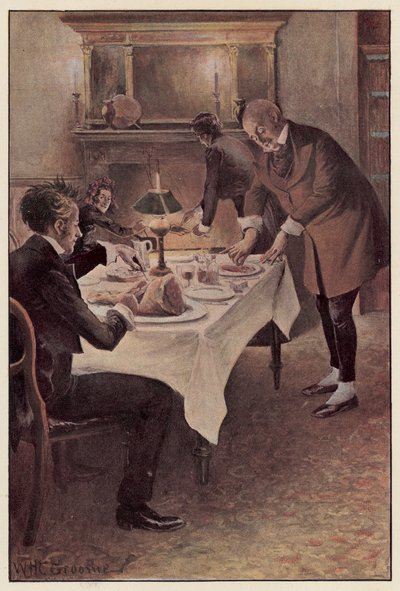 Traddles a coupé le mouton en tranches - William Henry Charles Groome