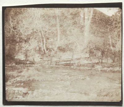 Un ruisseau de montagne qui coule au pied du château de Doune, 1844 - William Henry Fox Talbot