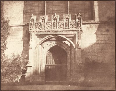Une ancienne porte au Magdalen College, Oxford - William Henry Fox Talbot