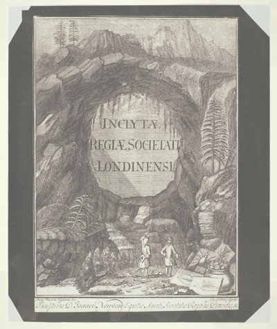 Copie de la page de titre pour "Inclytae Regiae Societati Londinensi" - William Henry Fox Talbot