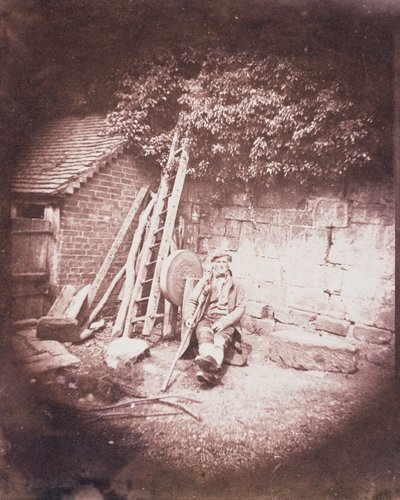 Homme avec une béquille, 1844 - William Henry Fox Talbot