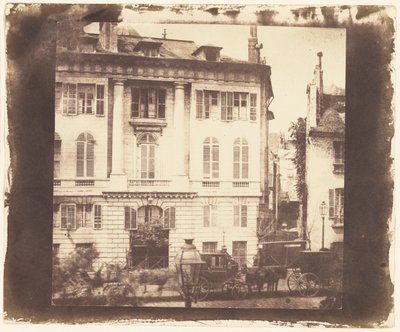Maisons de ville parisiennes à Paris - William Henry Fox Talbot