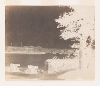 Royal William Victualling Yard, Plymouth, depuis Mount Edgecumbe - William Henry Fox Talbot