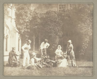 Les vendeurs de fruits - William Henry Fox Talbot