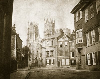 Façade ouest, York Minster, depuis Lendall Street - William Henry Fox Talbot