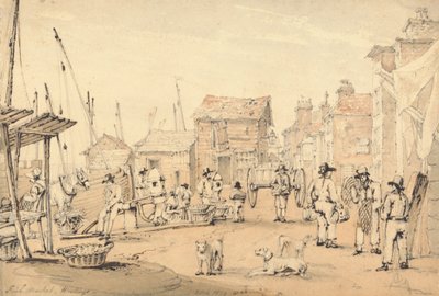 Marché aux poissons, Hastings - William Henry Harriott
