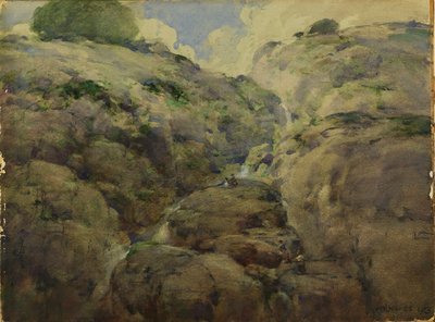 Mountain Gorge, Colorado - William Henry Holmes